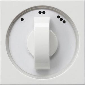 Afdekking draaiknop 3-standen System 55 z.wit