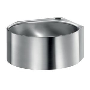 Wastafel kraangat Ø35 midden + overl RVS 304 mat
