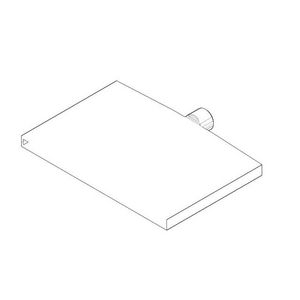 Uitloop 180x127x21mm chr