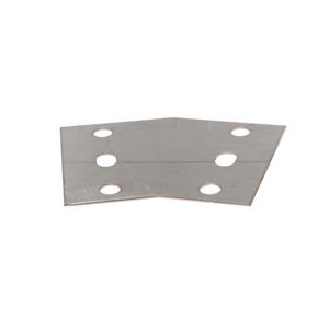 Koppeling 22,5gr. vertikaal Crafty H130 RVS 304