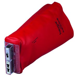 Veiligheids-mespatroontrekker rood leder