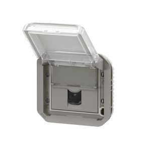 Contactdoos RJ45 Cat. 6 UTP mechanisme grijs Plexo