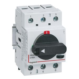 Scheidingsschakelaar DSX63 3P 63A + draaihendel 3 modulen
