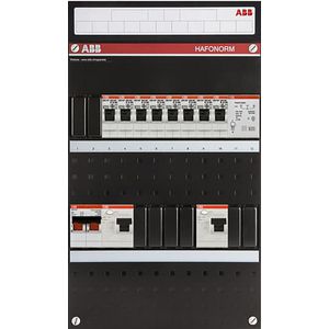 Groepenkast stekerbaar 8 groepen achter 2 als 2-pol 1SPF006983F1026