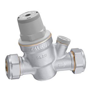 Redu.vent. voor hoge temperatuur DN15 o22 manometer aansl.