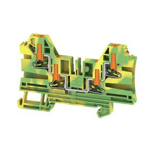 Aardklem PE PUSH IN groen/geel 4mm2 1000 V 2847770000 VVE=50