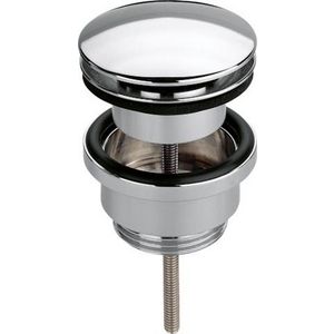 Univers. afvoerplaat 1.1/4"x63 messing/verchroomd