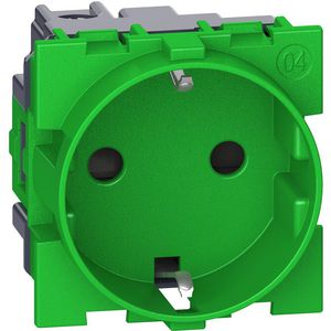 Contactdoos 2P + A schuko grn 16A 250V LivingNow