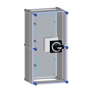 Schakelkast voorbereid voor 1 NZM2 MCCB 3P