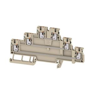 Doorvoerklem PUSH IN d.beige 1.5mm2 500 V 2856200000 VVE=50