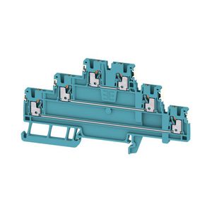 Doorvoerklem PUSH IN blauw 1.5mm2 500 V VVE=50