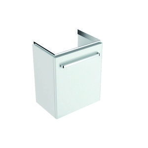 Renova Compact onderkast v. wastafel 55cm 1xdeur wit