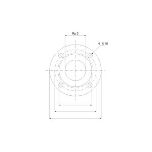 Flens set RP2 PN10/16 DIN2566