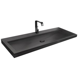 Wastafel 221 Beton Dark 100,5cm 1x kom met kraangat (i.c.m. meubel)