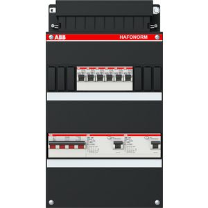 Installatiekast 6x achter 2x 30mA + HS 3-f