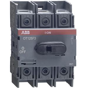 Lastscheider 3P 125 A bodem/DIN-rail montage