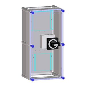 Schakelkast voorbereid voor 1 NZM2 MCCB 4P