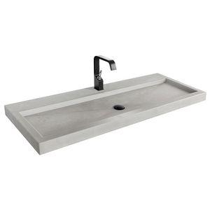 Wastafel 221 Beton Light 100,5cm 1x kom met kraangat (i.c.m. meubel)