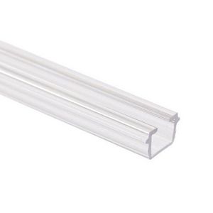 Inleg/gordijnrails CV2 helder L=100cm