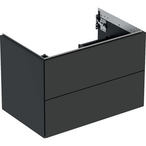 Wastafelonderkast 2x la 75cm lava mat ONE