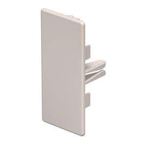 Eindstuk 40x90mm polyvinylchlorid creme wit 9001 VVE=10
