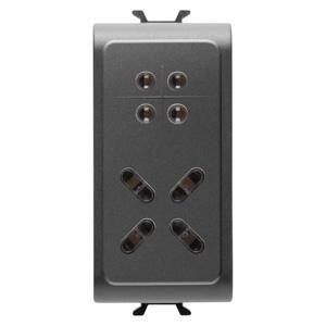 FLUSH-MOUNTING ACTIVATOR-WIRED BURGLAR ALARM-BLACK-CHORUSMAR