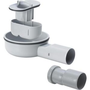 Sifon 70 kunststof/grijs