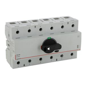 Bronomschakelaar DSX160 3P 100A + draaihendel - breedte 9 mo