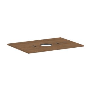 Console Xilesa E 780/550 met uitsparing midden waskom z. kraangat CAO