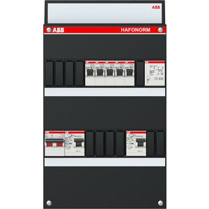 Groepenkast stekerbaar 5 groepen achter 2 als 2-pol 1SPF006983F1018