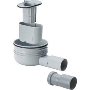 Sifon 90 kunststof/zwart