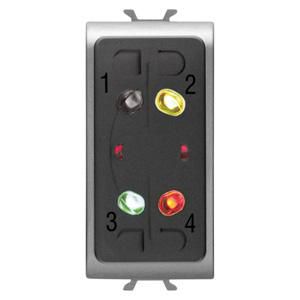 FLUSH-MOUNTING ACTIVATOR PARTIALAISER-WIRED BURGLAR ALARM-TI