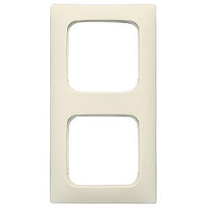 Afdekraam 2v voor wandgoot SI creme