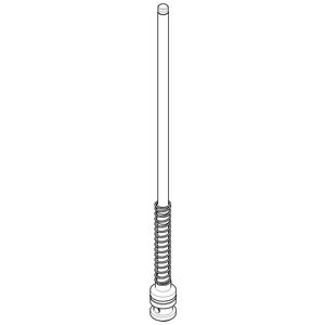Trekstang v. omst. 21x218,5mm chr