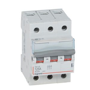 Lastschakelaar DX3 3-polig 125A 3 modulen