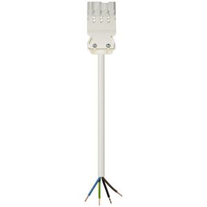 Aansluitsnoer GST18I4 male 1,5mm² 100cm B2CA wit VVE=50