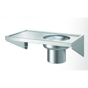 Gipstafel muurmodel RVS 304 mat gepolijst