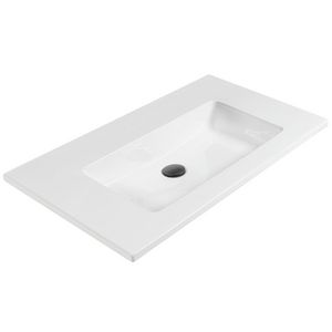 Wastafel 20 glans wit 61cm 1x kom zonder kraangat (i.c.m. meubel)