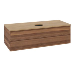 Wastafelonderkast Antao 1200x360x500mm Warm Walnut K21011HM