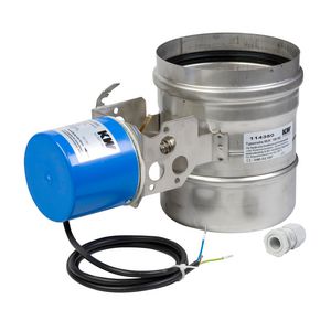 Gemotoriseerde rookgasklep 150mm