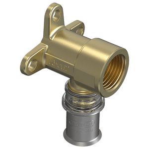 Muurplaat pers TIGRIS M5 14x1/2"bn.dr.