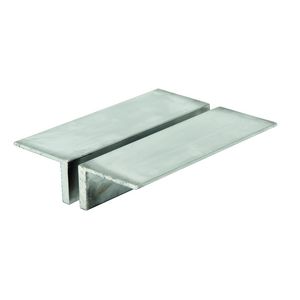 Spanplaat aluminium opzetbekken 135mm