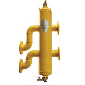 Hydraulische verdeler met lucht- en magnetische vuilafscheider SpiroCross DN65