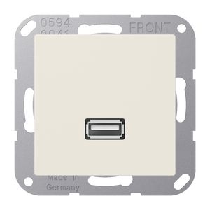 Afdekking AS500 wit voor 1xUSB
