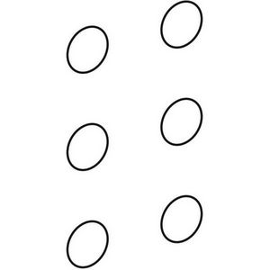 Set a 6st. afdeklijm d=20mm Zandgrijs