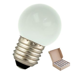 LED-lamp G45 Bulk ecopack party G45 E27 1W 70lm 828 VVE=25