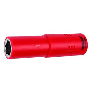 Verlengde dop zeskant VDE 3/8"aandrijfvierkant SW 10mm
