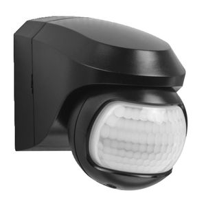 Bewegingsmelder 230V 11m 200gr. IP44 opbouw zwart