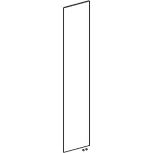 iCon deur hoge kast deur B36cm Zandgr./Glkt hgglnznd
