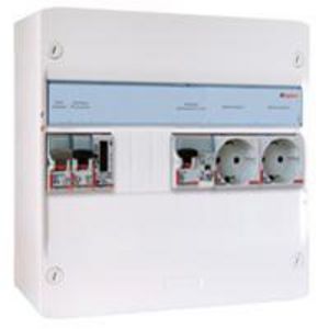 PV-Verdeler HS-MCB-ALA-2 Wandcontactdoos-kWh-meter